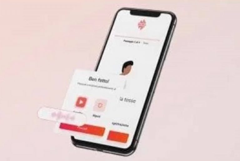 Una card su Voice Med App
