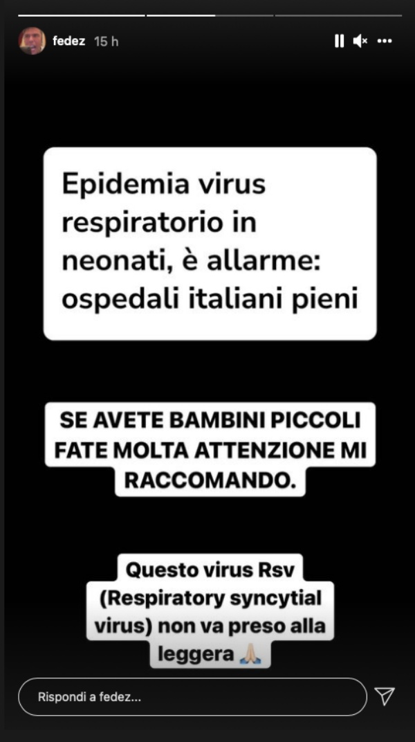 fedez virus neonati