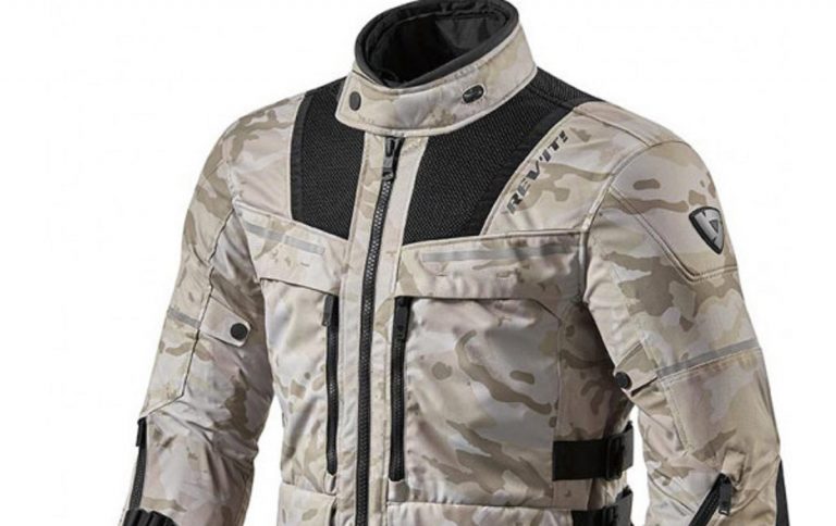 giacca moto touring rev it offtrack 3 strati sabbia nero 768x484