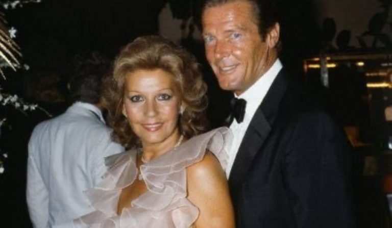 luisa mattioli con roger moore