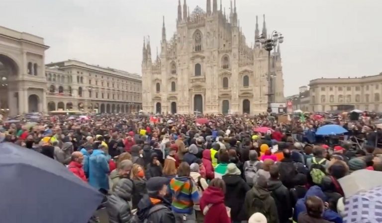 no green pass proteste