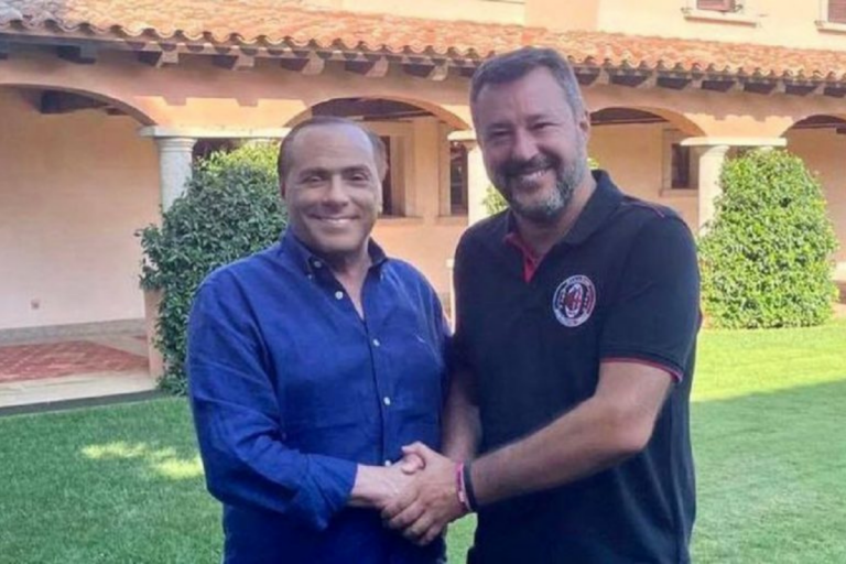 salvini berlusconi telefonata