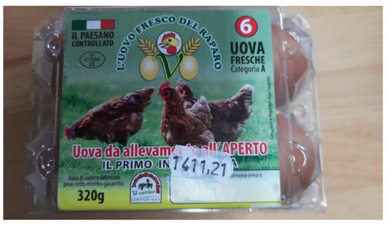 Uova contaminate