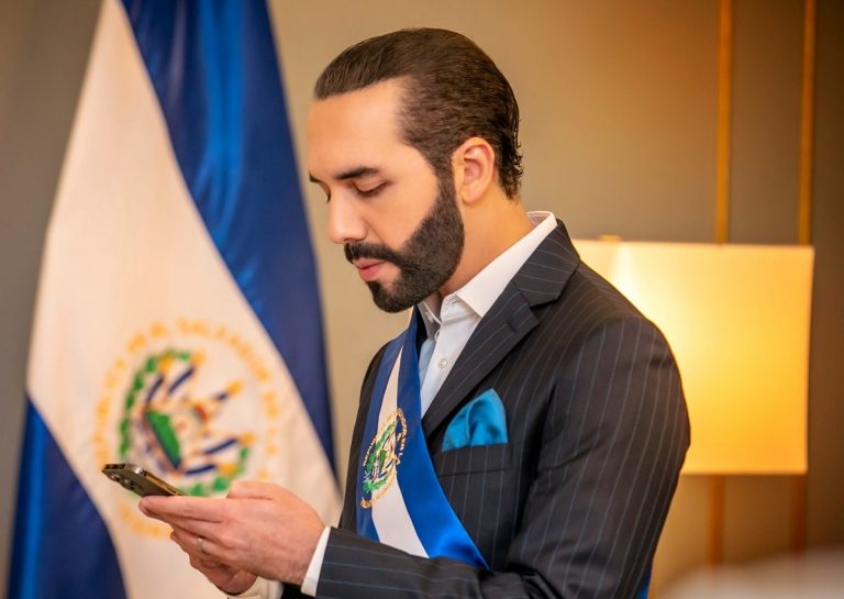 Il presidente di El Salvador Nayb Bukele