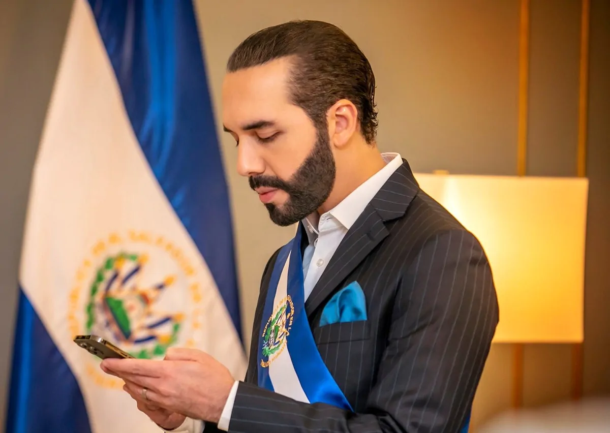 Il presidente di El Salvador Nayb Bukele