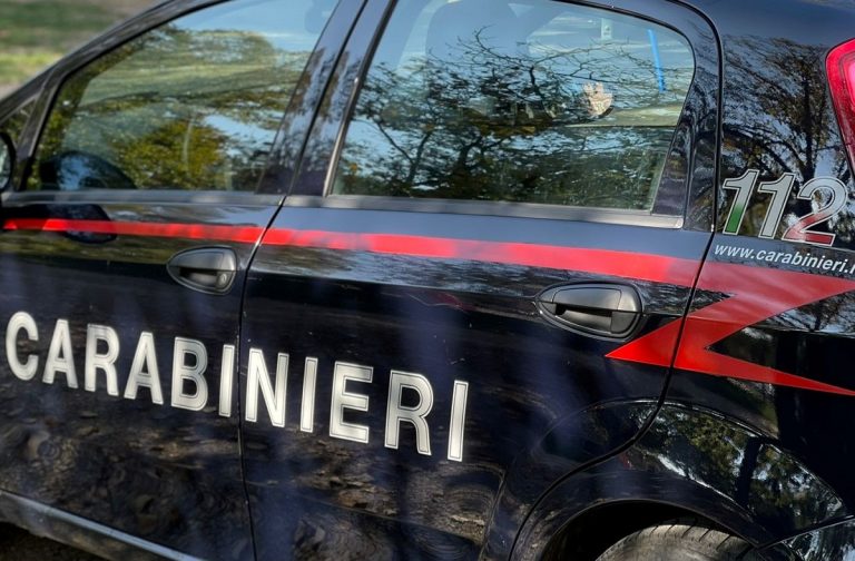 I carabinieri sono intervenuto dietro segnalazione di un autotrasportatore