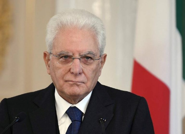 Il Capo dello Stato uscente Sergio Mattarella