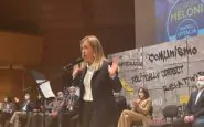 Giorgia Meloni al teatro Del Verme