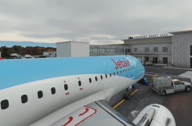 Uno scorcio dell'aeroporto di Rabat