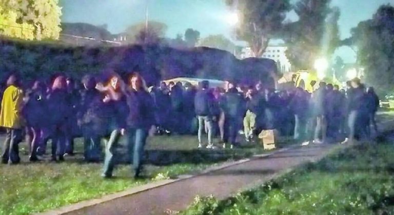 Il Rave party a Caracalla