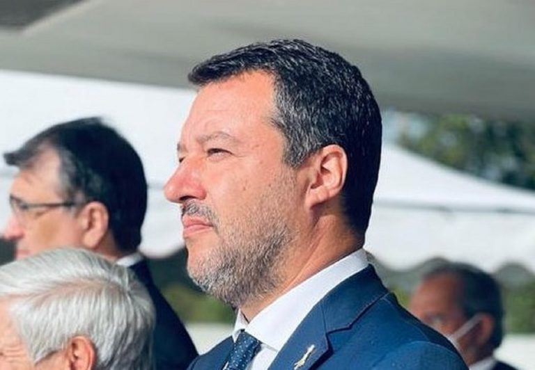 Il leader della Lega Matteo Salvini