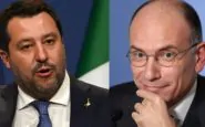 Matteo Salvini ed Enrico Letta
