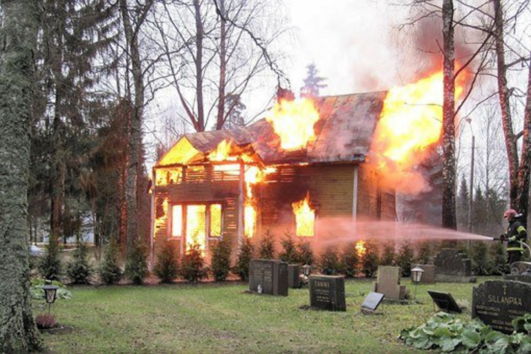 morto in un incendio