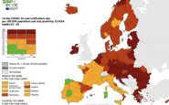 nuova mappa ue delle zone a rischio covid ecdc