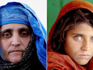 Ragazza afgana occhi verdi