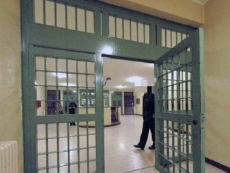 Un interno del carcere di Frosinone