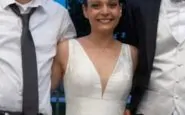 Vanessa Bertolo e il suo abito da sposa