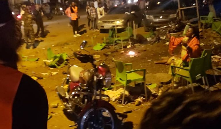 Congo bomba esplode ristorante
