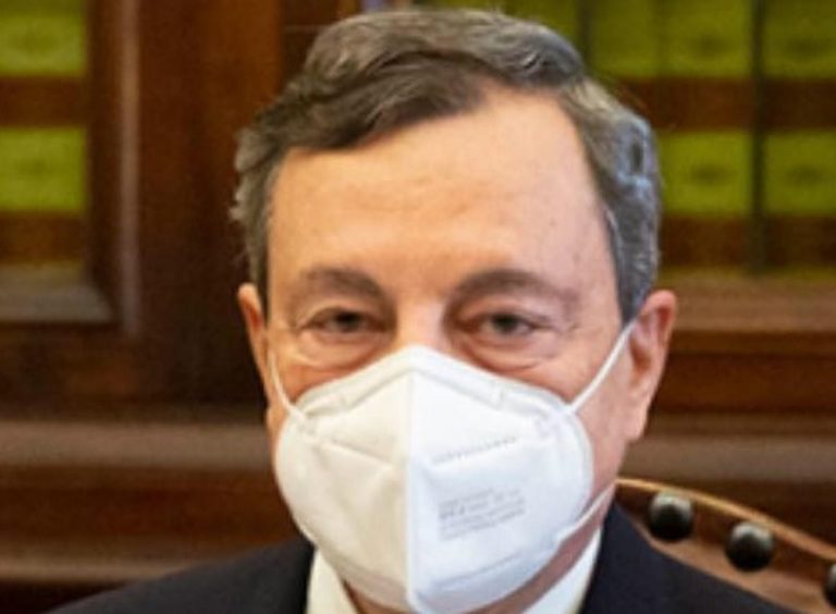 Il premier Mario Draghi
