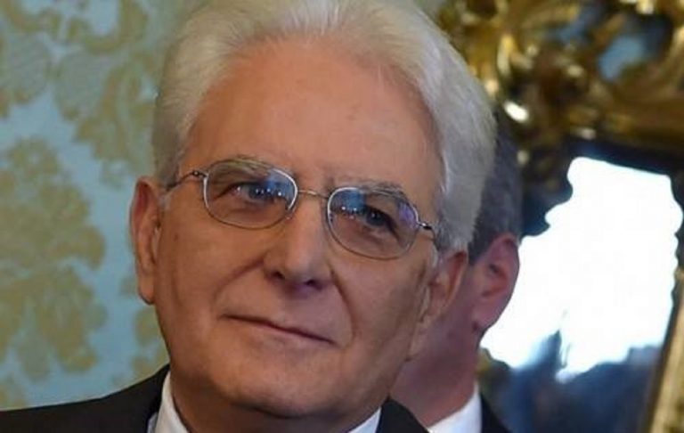 Il Capo dello Stato Sergio Mattarella