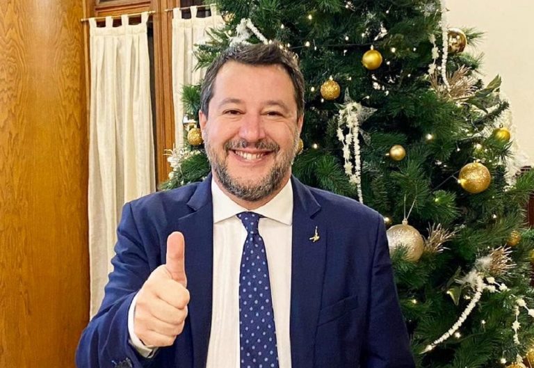 Il leader della Lega Matteo Salvini