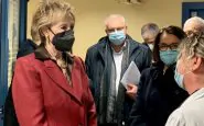 L'assessore Moratti in visita ad uno spot sanitario lombardo