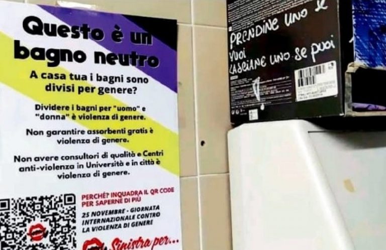 Nell'ateneo di Pisa presto bagni genderless