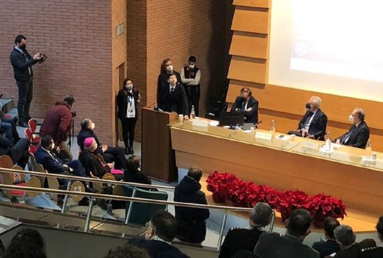 Il ministro Roberto Speranza all'università della Basilicata