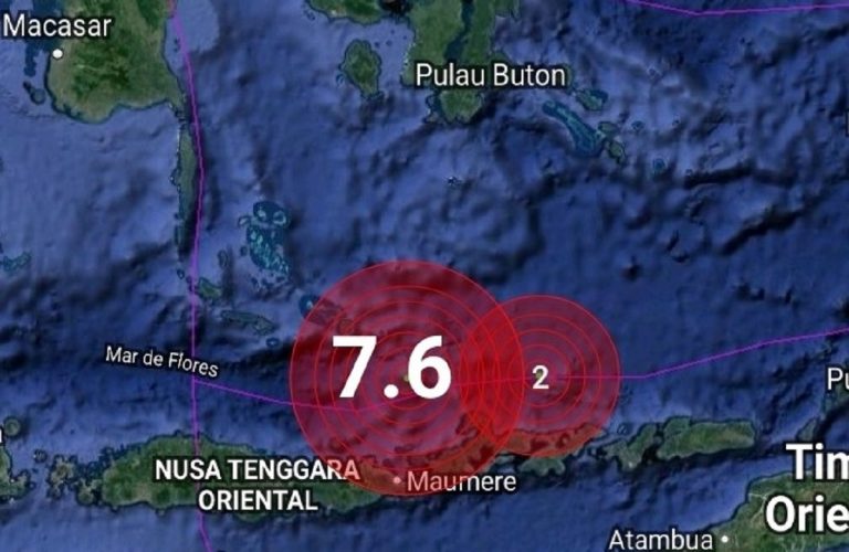 Il quadrante geografico dove è avvenuto il sisma