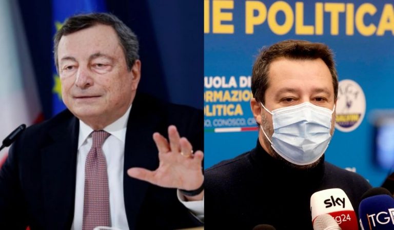 Vertice Draghi Salvini