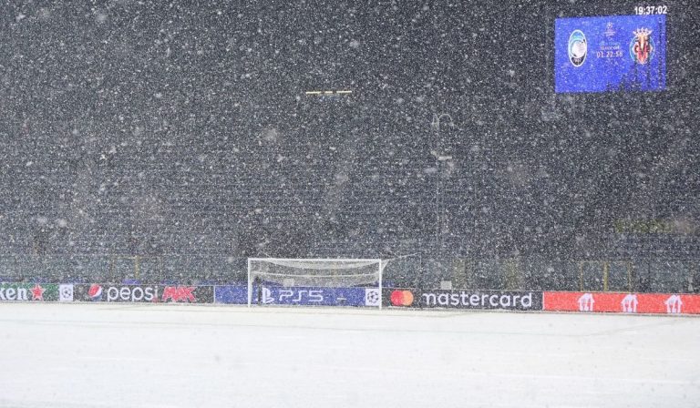 Atalanta Villareal rinviata