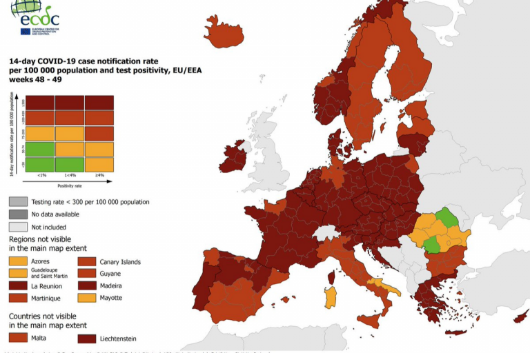 nuova mappa covid