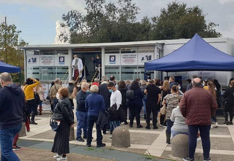 Un centro screening Covid della Asl Na 1