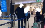 Lo scatto preso da Bassetti in aeroporto