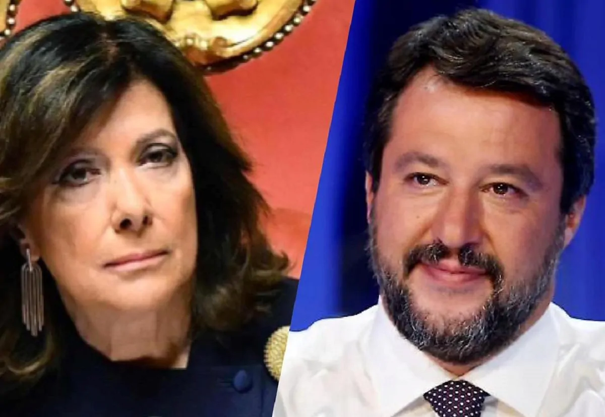Elisabetta Casellati e Matteo Salvini