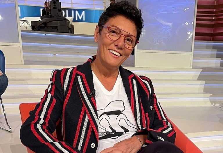 Imma Battaglia nello studio di Forum