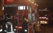 Incendio a Lausdomini: coppia di anziani coniugi salvata dai Vigili del Fuoco