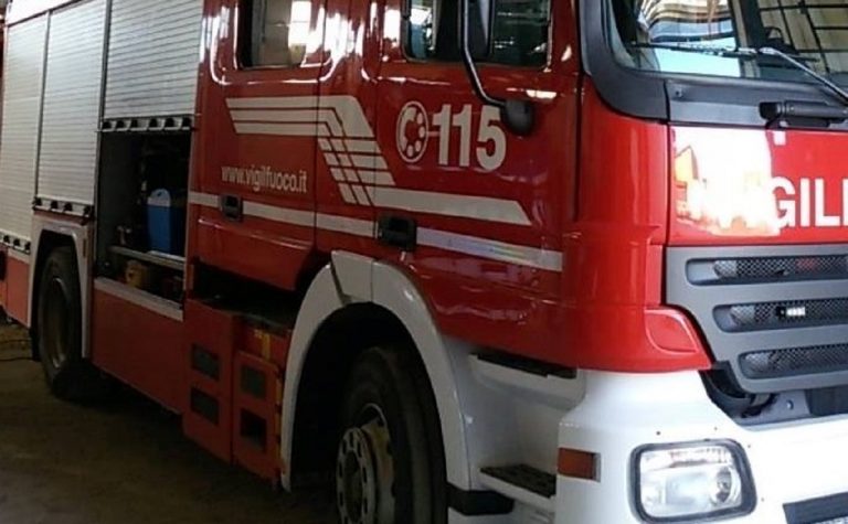 I vigili del Fuoco di Luzzara sono intervenuti a Fabbrico