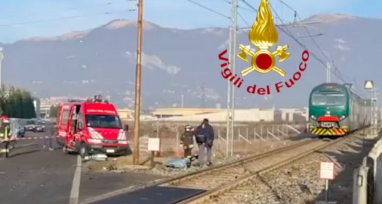 Immagine tratta dal video pubblicato dai Vigili del Fuoco