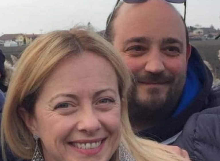 Daniele Roncolato con Giorgia Meloni