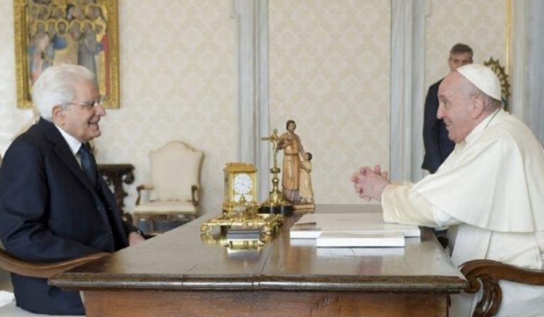 Papa Francesco Sergio Mattarella