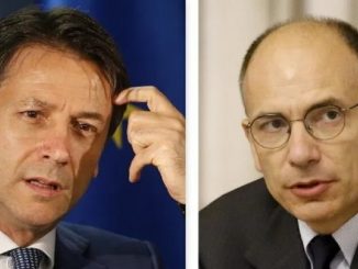 Giuseppe Conte ed Enrico Letta