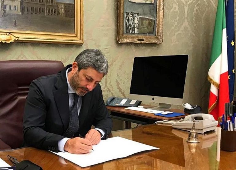 Il Presidente della Camera Roberto Fico