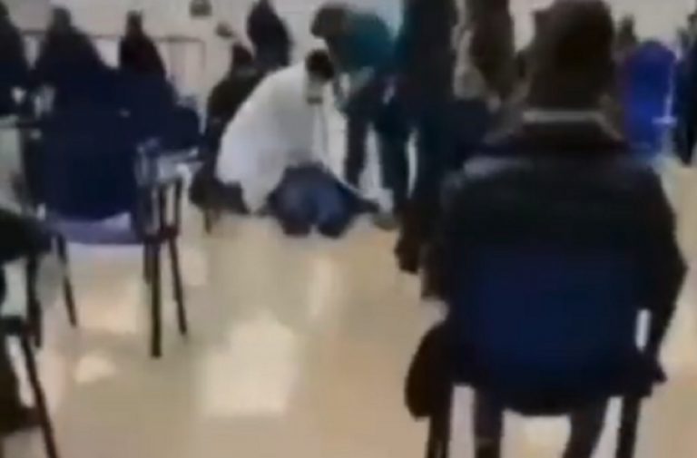 Il frame del video condiviso su Twitter
