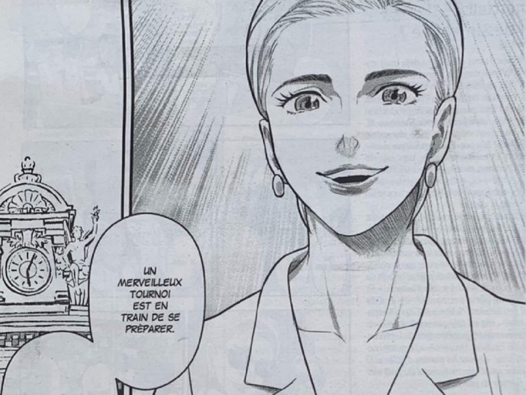 La versione manga di Charlene di Monaco