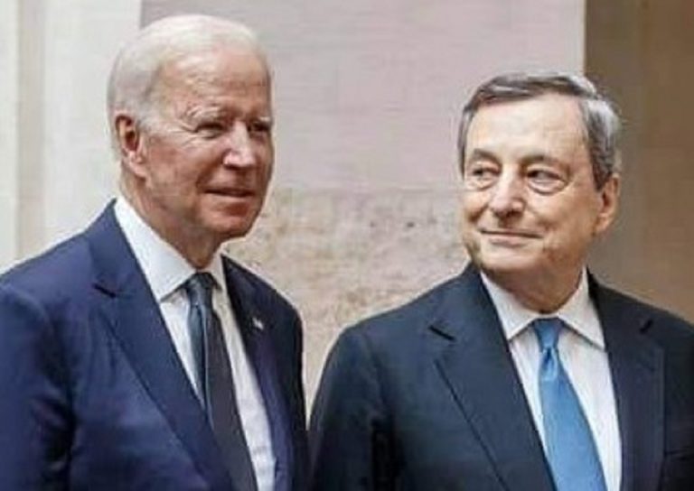 Mario Draghi e Joe Biden
