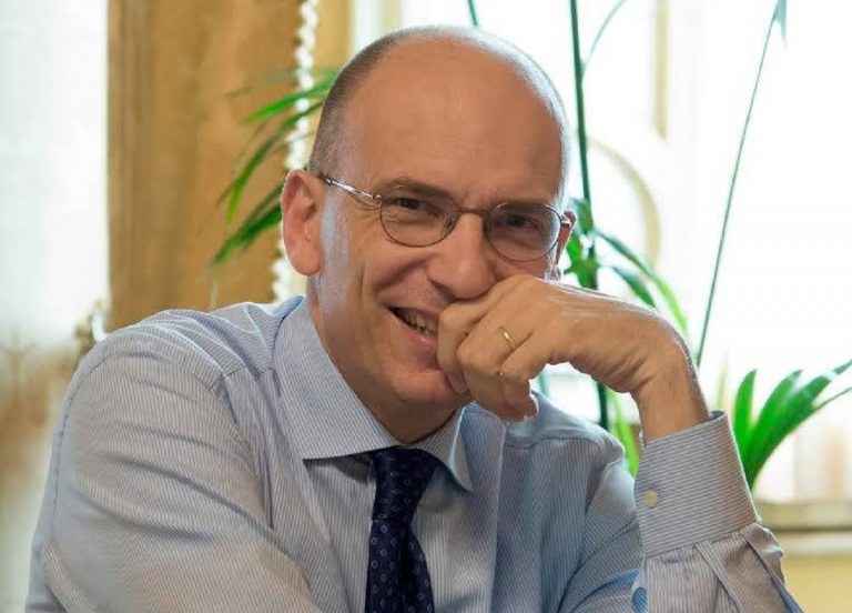 Il segretario del Pd Enrico Letta