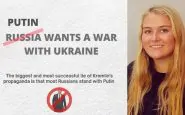 Sofia Abramovich e la sua card social contro Putin