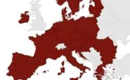 L'Europa tutta rosso scuro nella mappa Ecdc