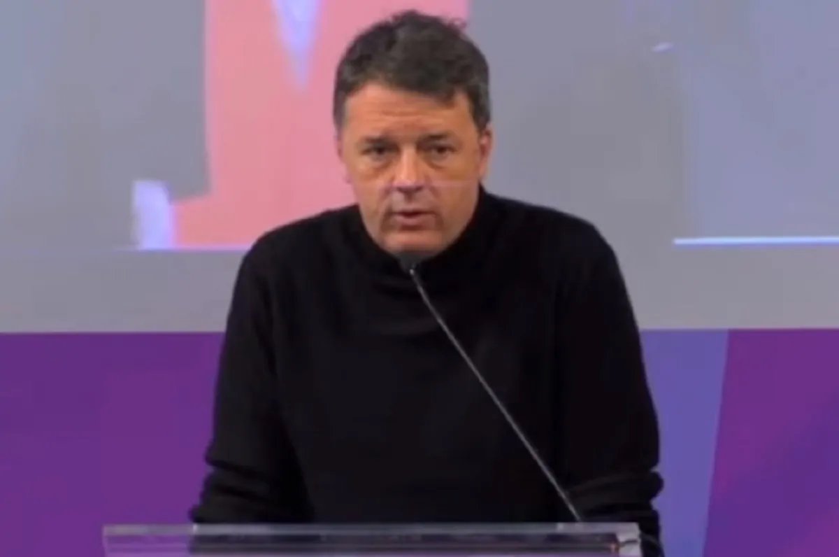 Matteo Renzi all'assemblea di Iv